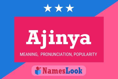 Ajinya Name Poster