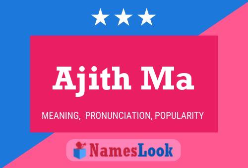 Ajith Ma Name Poster