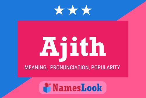 Ajith Name Poster