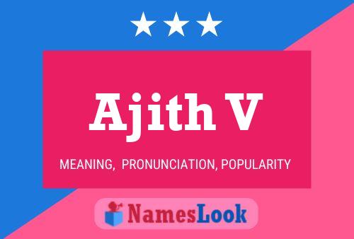 Ajith V Name Poster