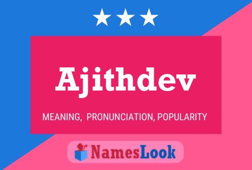 Ajithdev Name Poster