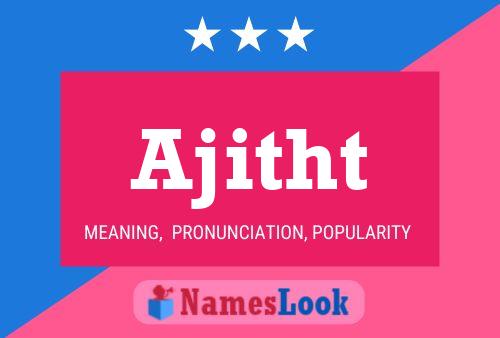 Ajitht Name Poster