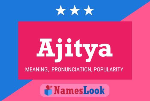 Ajitya Name Poster