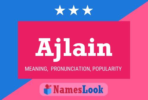 Ajlain Name Poster