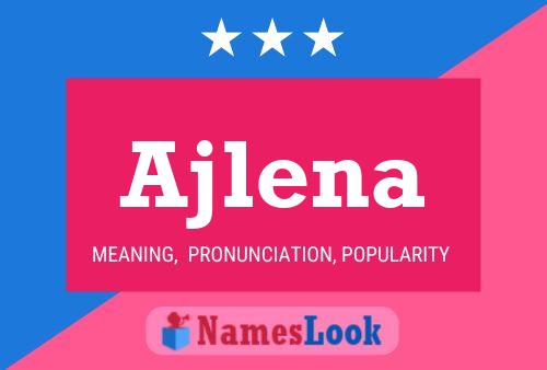 Ajlena Name Poster