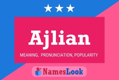 Ajlian Name Poster