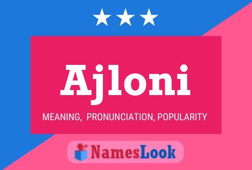 Ajloni Name Poster