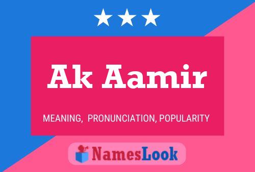 Ak Aamir Name Poster