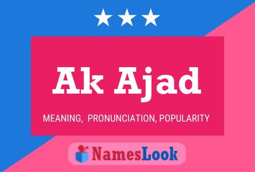 Ak Ajad Name Poster