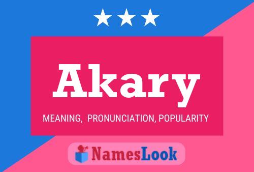 Akary Name Poster