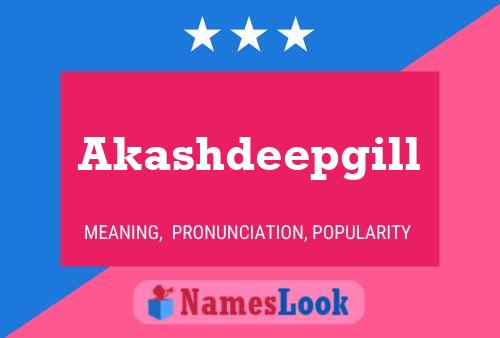 Akashdeepgill Name Poster