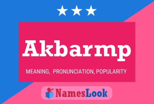 Akbarmp Name Poster