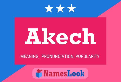 Akech Name Poster