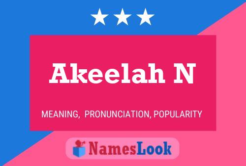 Akeelah N Name Poster