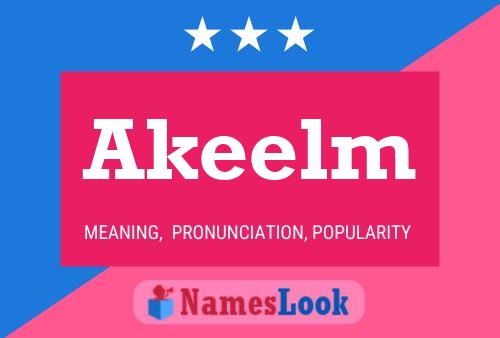 Akeelm Name Poster