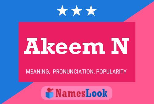 Akeem N Name Poster