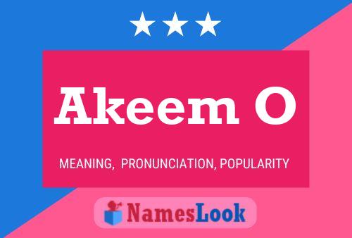 Akeem O Name Poster