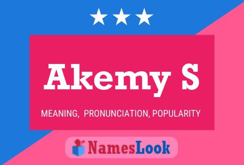 Akemy S Name Poster