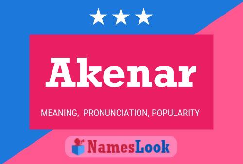 Akenar Name Poster