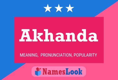 Akhanda Name Poster