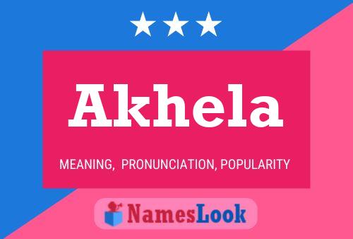 Akhela Name Poster