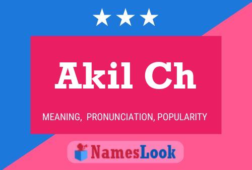 Akil Ch Name Poster