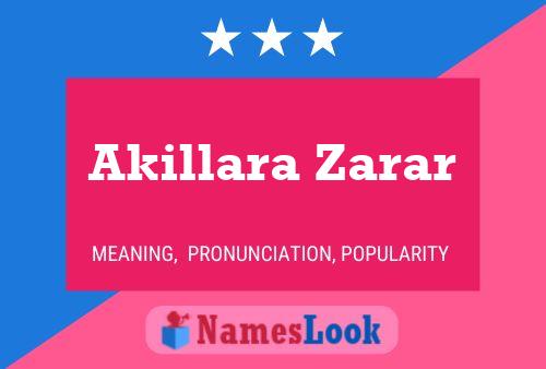 Akillara Zarar Name Poster