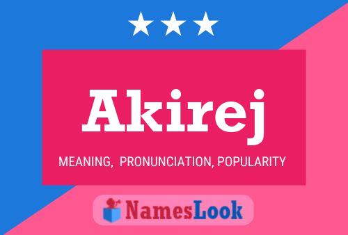 Akirej Name Poster