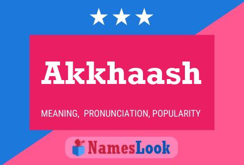 Akkhaash Name Poster