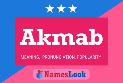 Akmab Name Poster