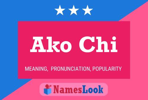 Ako Chi Name Poster