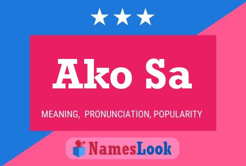 Ako Sa Name Poster