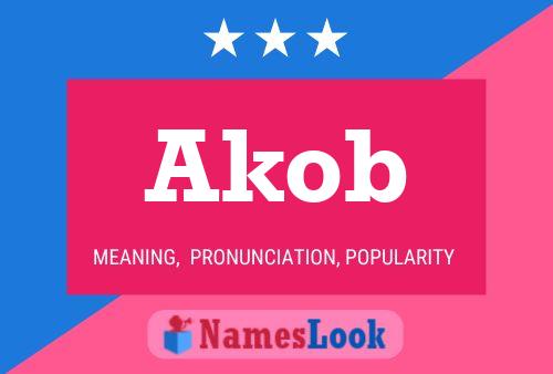 Akob Name Poster