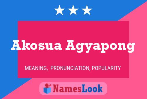 Akosua Agyapong Name Poster