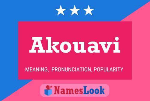 Akouavi Name Poster