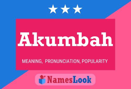 Akumbah Name Poster