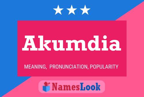 Akumdia Name Poster