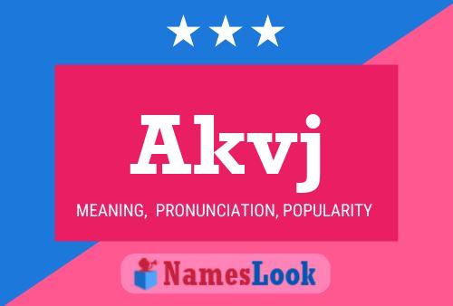 Akvj Name Poster