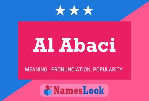 Al Abaci Name Poster