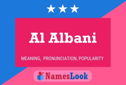 Al Albani Name Poster