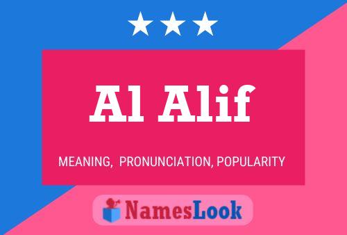 Al Alif Name Poster