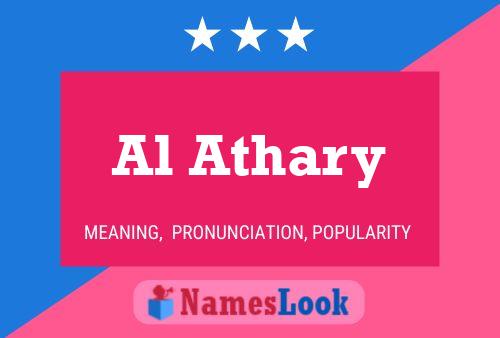 Al Athary Name Poster