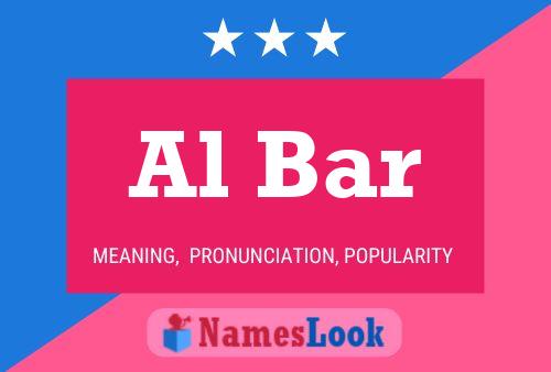 Al Bar Name Poster