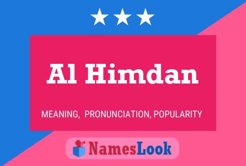 Al Himdan Name Poster