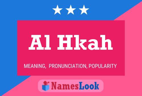 Al Hkah Name Poster