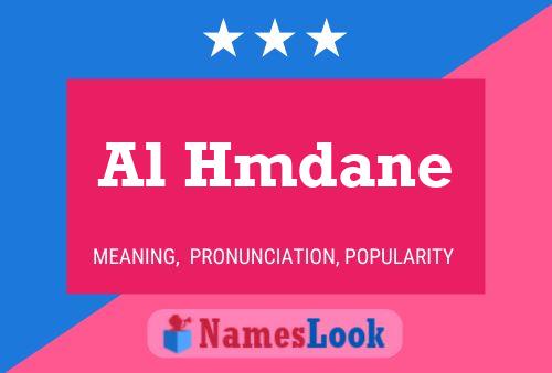 Al Hmdane Name Poster