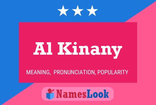 Al Kinany Name Poster