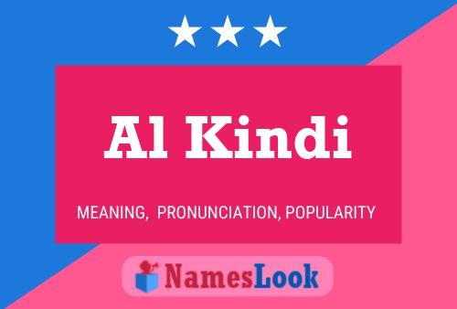 Al Kindi Name Poster