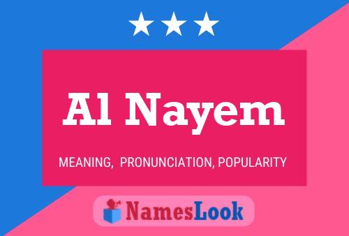 Al Nayem Name Poster