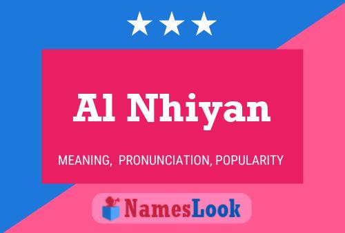 Al Nhiyan Name Poster